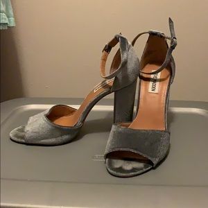 Steve Madden Blue Velvet Heels